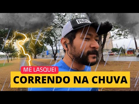 NÃO treine com chuva...