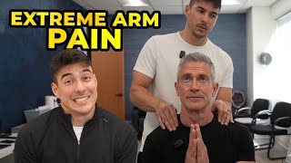 Treating the Shooting Pain in His Arm | Dr. Tyler Bigenho (Irvine Chiropractor) ❤️