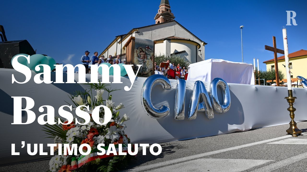 Funerali Sammy Basso, tra canti e palloncini: "È stato il dono per la vita di ognuno di noi"