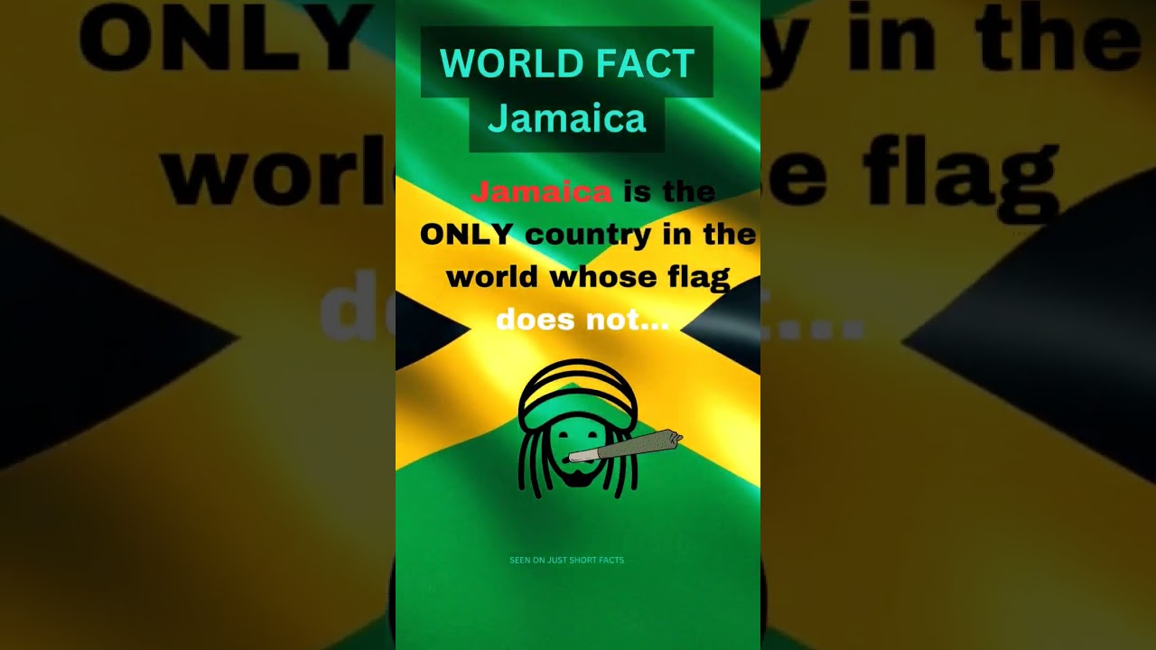Jamaica's Eye-Catching Flag:  🇯🇲  An Alternative to the Usual #shorts #jamaica