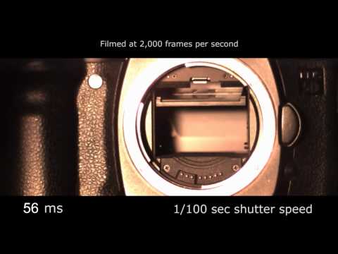 Slow motion camera shutter - Canon 5D 2,000 fps