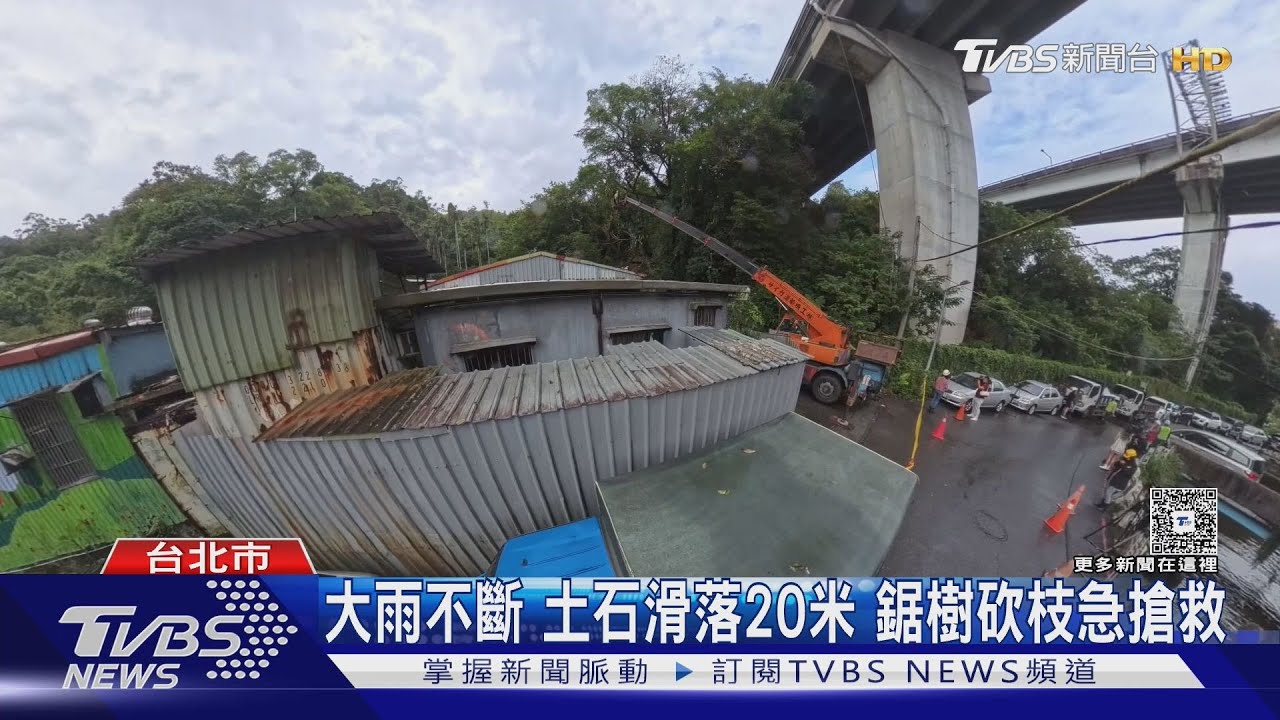 南港舊莊街土石坍塌！百年樹砸屋　養蜂人心痛