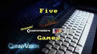 ChinnyVision - Ep 168 - Five Mastertronic Games For The Unexpanded Commodore VIC 20