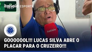 GOL DO CRUZEIRO!!! LUCAS SILVA ABRE O PLACAR CONTRA O POUSO ALEGRE