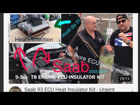 Saab 93 ECU Heat Insulator Kit - Urgent Mod Requirement- First Look & Full Install -Andrew Penman