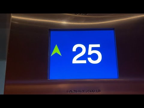 Anti Scenic Otis Series M4 traction elevators @ Hilton Fort Lauderdale Beach, FL