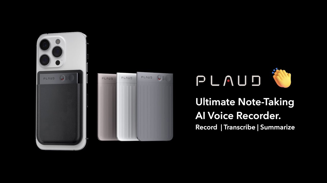 PLAUD Note, AI Voice Recorder mit ChatGPT, schwarz - buy at BerryBase