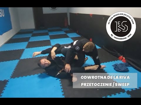 Odwrotna De La Riva - sweep / przetoczenie BJJ - KS STEIN Brasilian Jiu-jitsu Team Rydułtowy