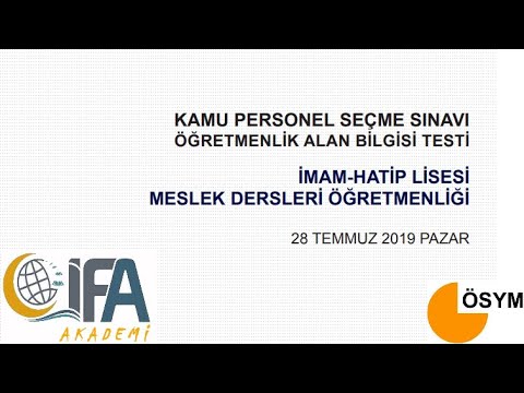 İHL Çıkmış Sorular ve Çözümleri - 2019-İHL