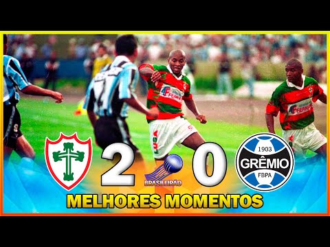 PORTUGUESA 2 x 0 GRÊMIO ● HIGHLIGHTS ● 1996 BRAZILIAN CHAMPIONSHIP ● FINAL ● GAME 01