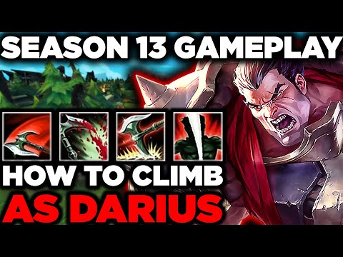 Season 13 High Elo Darius Gameplay  - Best Darius Builds For S13 - Darius Gameplay Guide