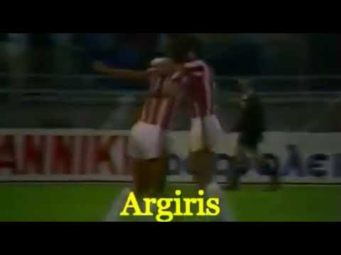 ECC 1981-82. 1 Round. Olympiakos Piräus - FC Universitatea Craiova. Highlights.