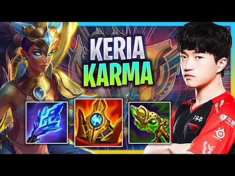 LEARN HOW TO PLAY KARMA SUPPORT LIKE A PRO! | T1 Keria Plays Karma Support vs Rakan!  Season 2023