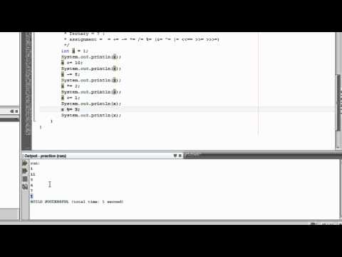Java Tutorial 5 2 Operators