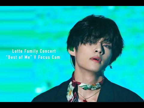 190811 Lotte Family Concert BTS "Best of Me" V Focus Fancam