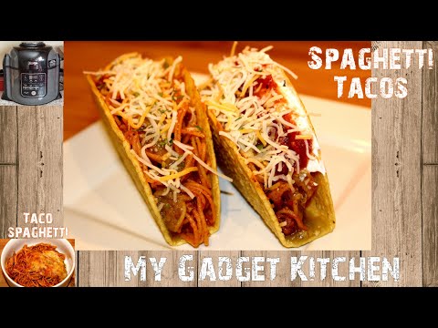 How to Make: Pressure Cooker Spaghetti Tacos/Taco...