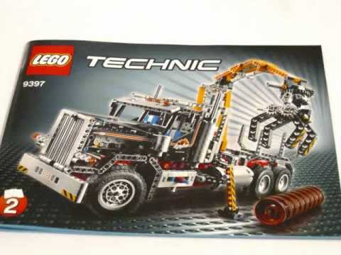 Vidéo LEGO Technic 9397 : Le camion forestier