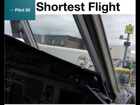 Jetstream 41 Cockpit View - Full Fight Aberdeen to Wick Airport (Shortest Flight!!)