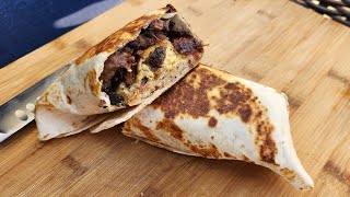 Breakfast Brisket Burrito