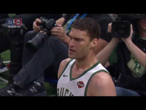 Brook Lopez All Game Actions 05/17/19 Toronto Raptors vs Milwaukee Bucks Game 2 Highlights