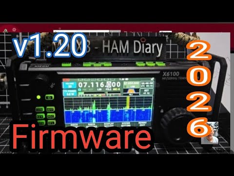 X6100 FIRMWARE-UPDATE Dezember 2025 - v1.20 (1.19)