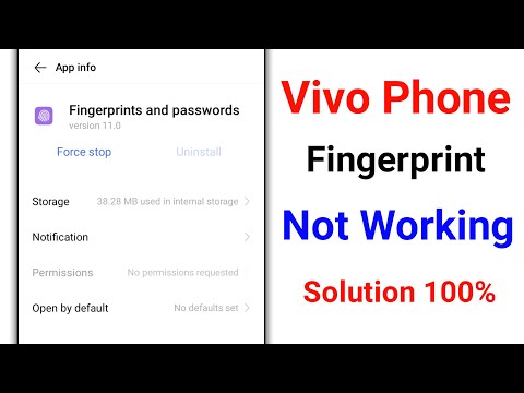 Vivo Phone Fingerprint Not Working Problem 2025 || How to Fix Vivo Phone Fingerprint Not Working