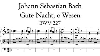 Bach - Gute Nacht, o Wesen, BWV 227 - Schnitger organ, Groningen, Hauptwerk