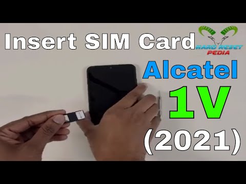 Alcatel 1V 2021 Insert The SIM Card