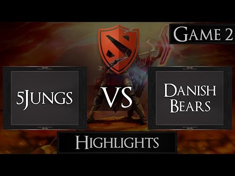 Dota 2 5Jungs vs Danish Bears | The Defense 5 Highlights