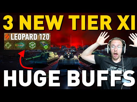 3 NEW TIER XI REVEALED + HUGE BUFFS! World of Tanks
