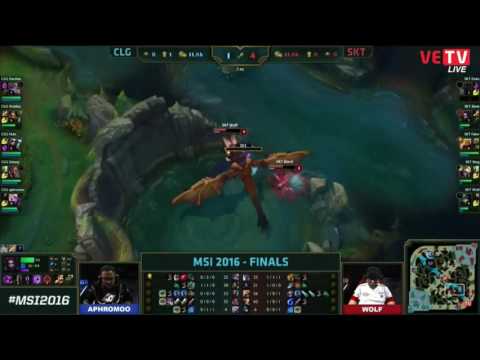 [15.5.2016] MSI Shanghai 2016 - Chung Kết: SKT vs CLG [Trận 1]