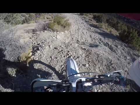 Rocky hill climb dirtbike