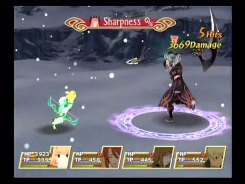 Tales of the Abyss:[Boss 11] God Generals [Natalia Solo/No Items/Unknown Mode]