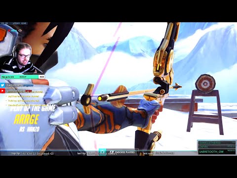 Arrge Hanzo VS Moxy Hanzo and Wanted McCree! [ Overwatch Season 27 Top 500 ]