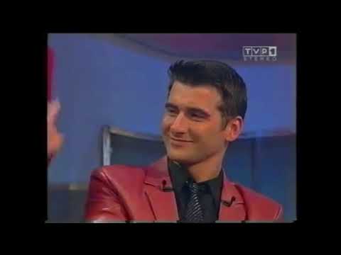 Tomasz in red leather suit
