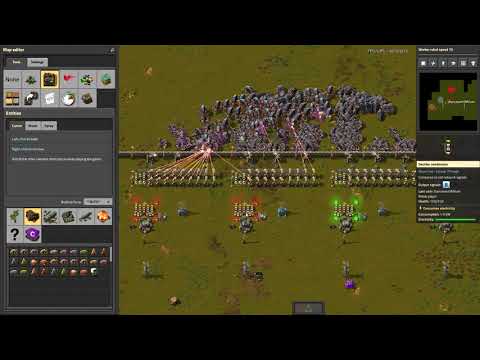 Factorio Gun turret enemy detection power switch