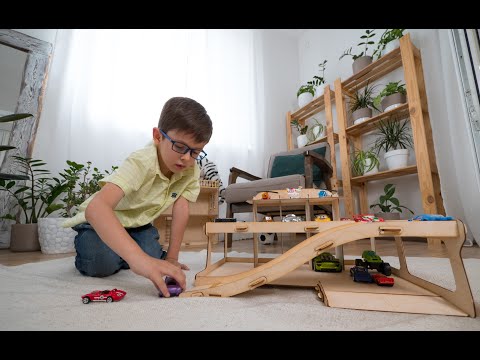 Инструкция сборки для 2-х этажной парковки для 30 машинок Hot Wheels