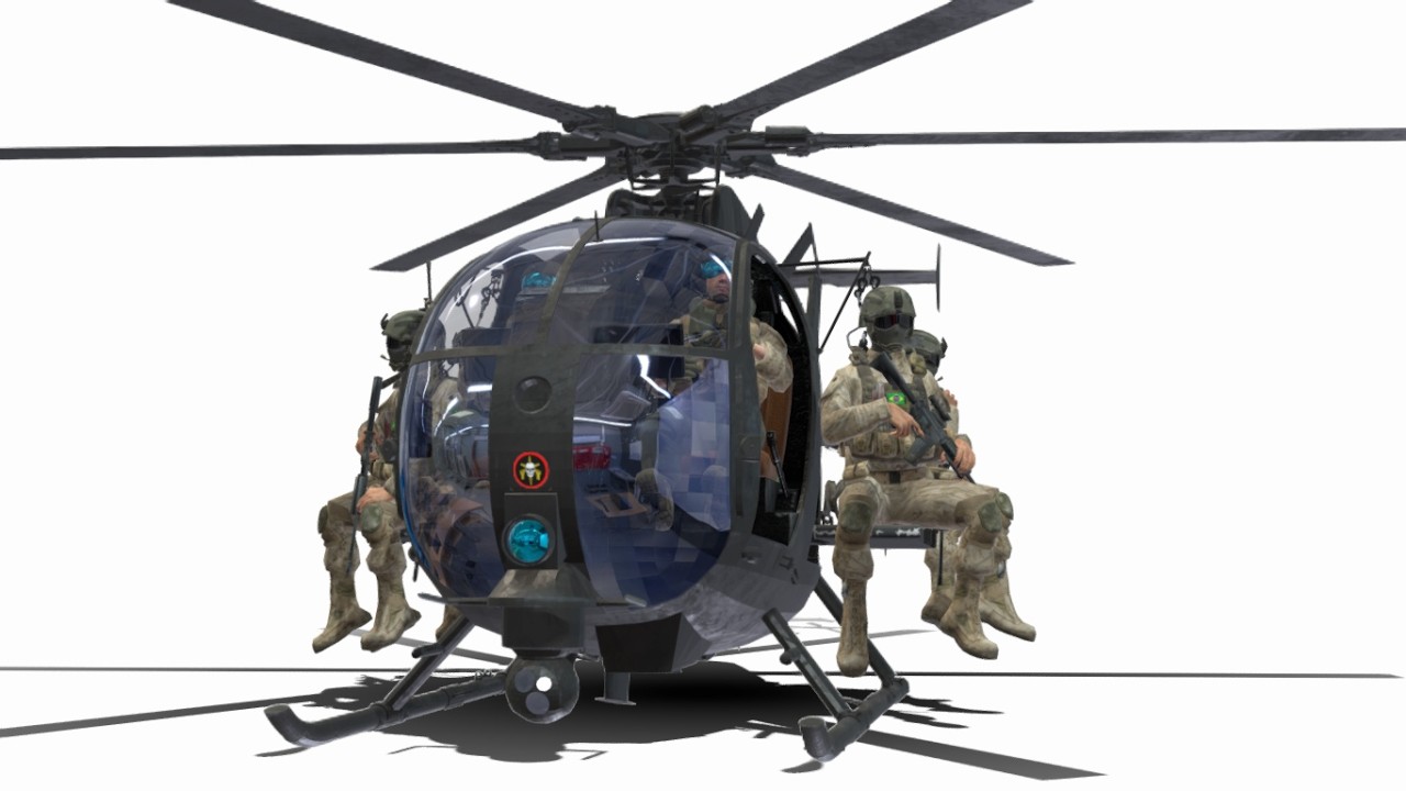 AH 6 LITTLE BIRD BOPE 3D Model