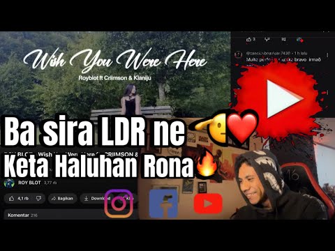 [Reactions]Video Musik Official Roy blot - Wish you were Here Fr Criimson & Klaniju YT Ricardo Silva