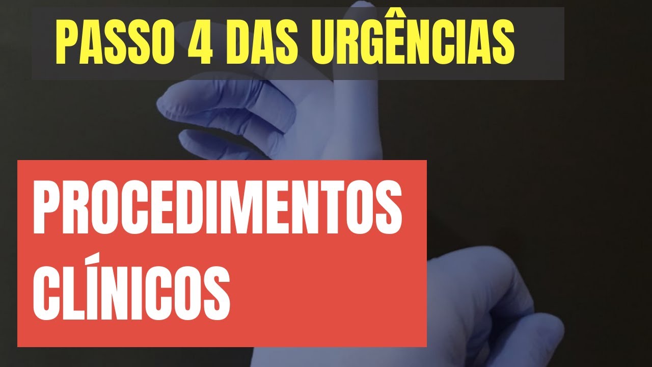 "O QUE EU FAÇO DENTRO DO CANAL NUMA URGÊNCIA?" - 4o PASSO DO ATENDIMENTO DE URGÊNCIAS - QUICK TIP