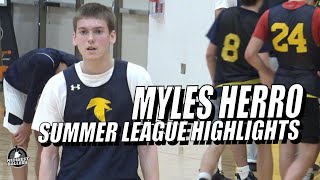 Myles Herro COOKS The Competition At Franklin Summer League!! Plays Like Big Brother Tyler!!