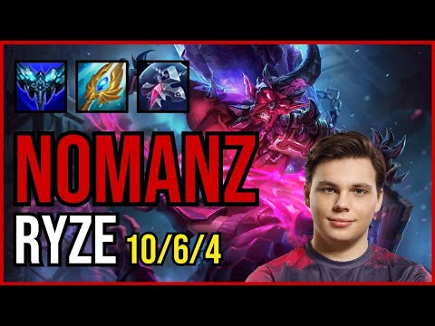 NOMANZ - RYZE Mid - EUW Grandmaster - Patch 11.5 QUADRAKILL