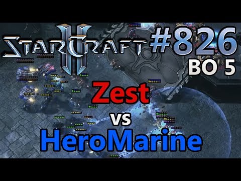 StarCraft 2 - Replay-Cast #826 - Zest (P) vs HeroMarine (T) - HSC XVII [German]