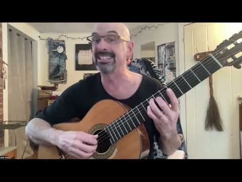 Bbmaj7 ii V I (simple non-barre voicing for the guitar)