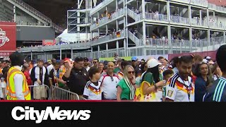 Germany - Ivory Coast play in Toronto Stadium's third World Cup match