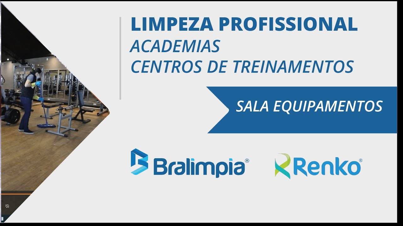 Limpeza Profissional - Academias - Sala de Equipamentos