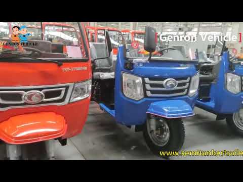 Mine Dump Diesel Tricycle Factory (Workshop)//For Farm Construction Transport Sand Stones Bricks