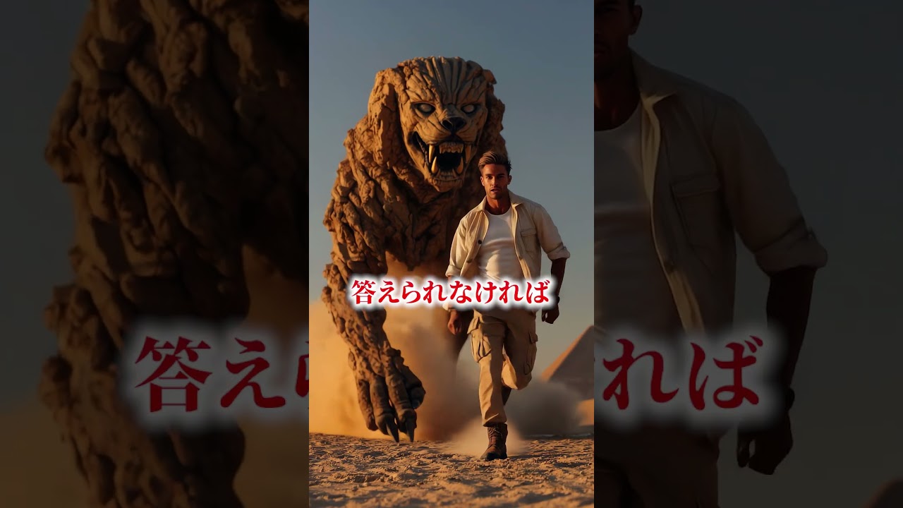 スフィンクスの新たな謎かけ　# shorts