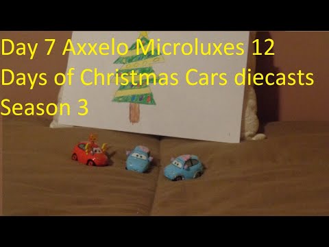 Day 7 - Axxelo Microluxes 12 Days of Christmas cars diecasts season 3