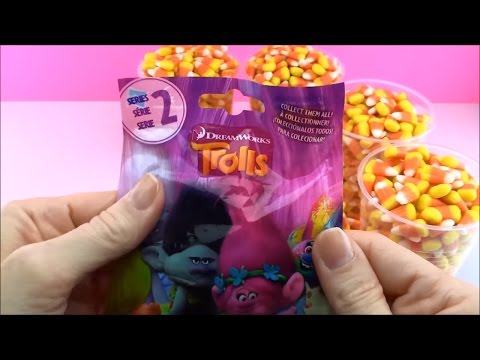 Dreamworks TROLLS Series 2 Shopkins Happy Places Squinkies do Drops Surprise Toys for kids Video
